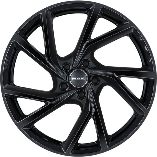 Mak Kassel gloss black 8x20 ET41 - LK5/108 ML72