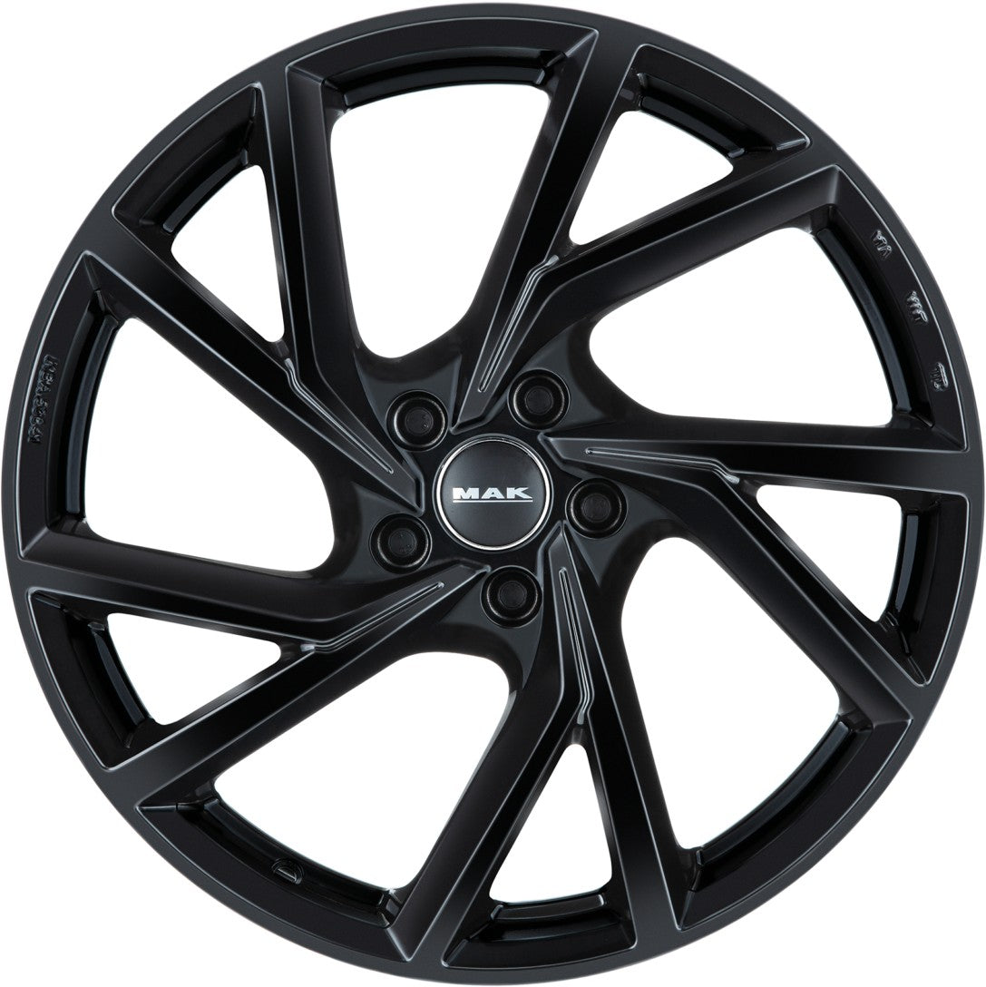 Mak Kassel gloss black 7.5x19 ET47 - LK5/114.3 ML67.1