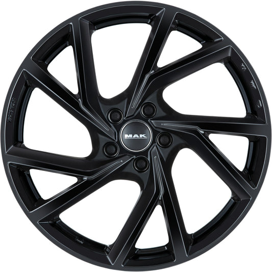 Mak Kassel gloss black 8x20 ET48 - LK5/112 ML76