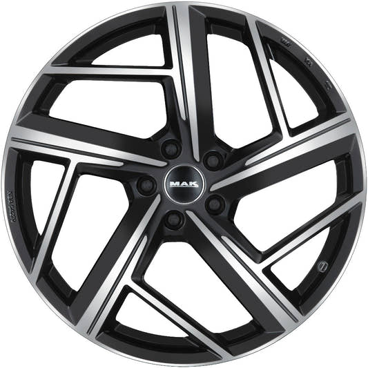 Mak Qvattro black mirror Alufelge 8.5x19 Zoll ET20 LK 5x112 ML66.45