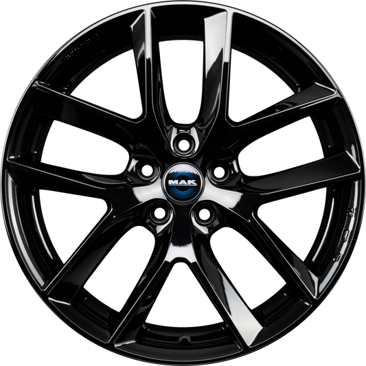 Mak Voltage gloss black Alufelge 8.5x19 Zoll ET40 LK 5x114.3 ML64.1 – Bild 2