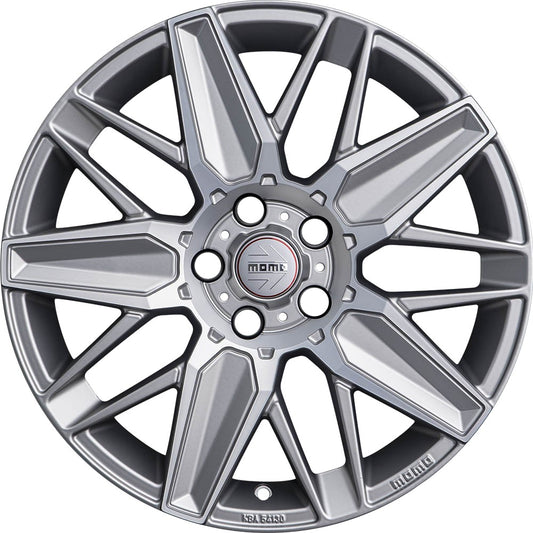 Momo Evoluzione matt titan polished 8x18 ET42 - LK5/112 ML72.3