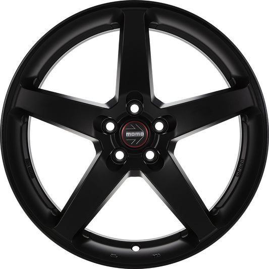 Momo Five black matt 7x16 ET42 - LK5/112 ML72.3