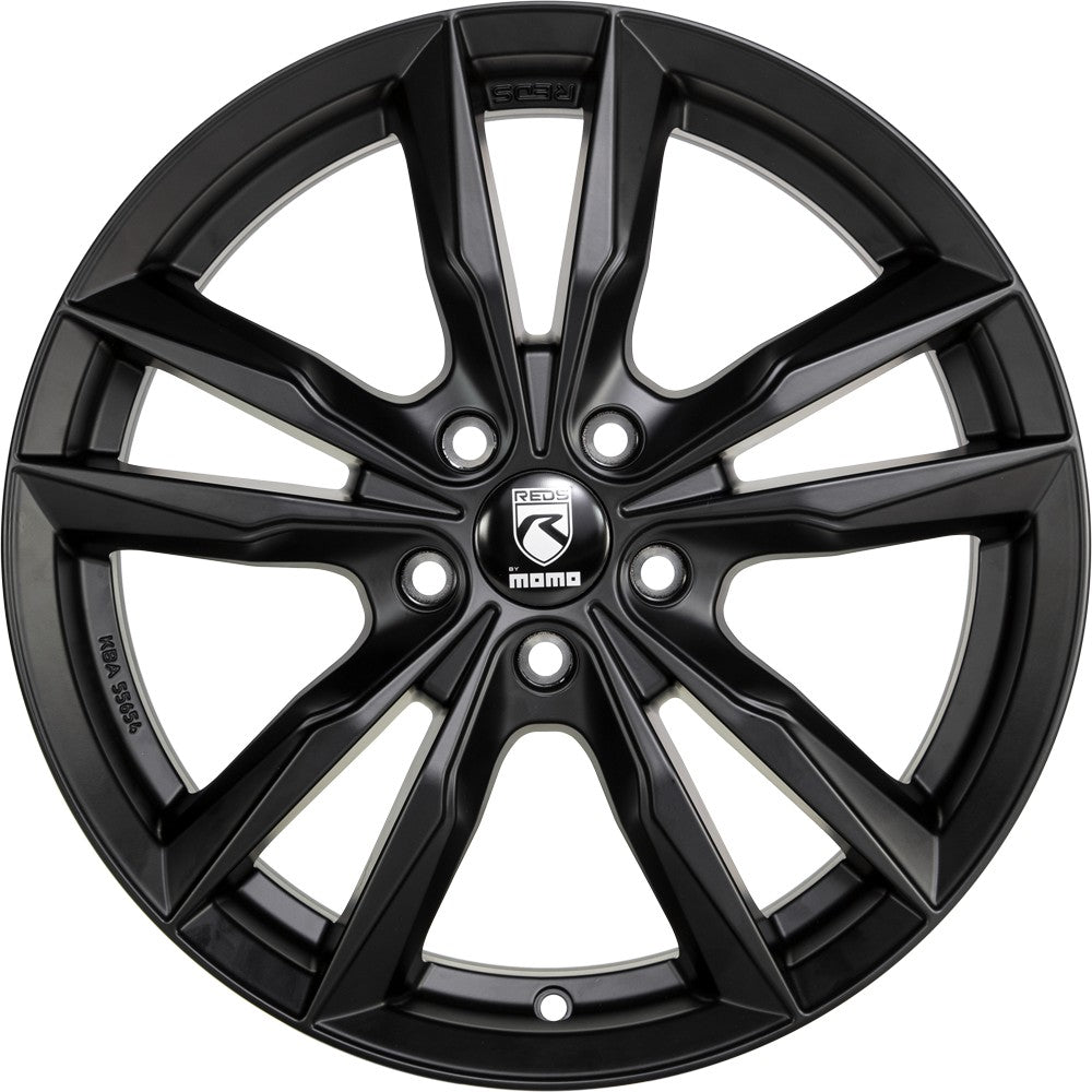 Momo Fast black matt 7.5x17 ET45 - LK5/112 ML72.3