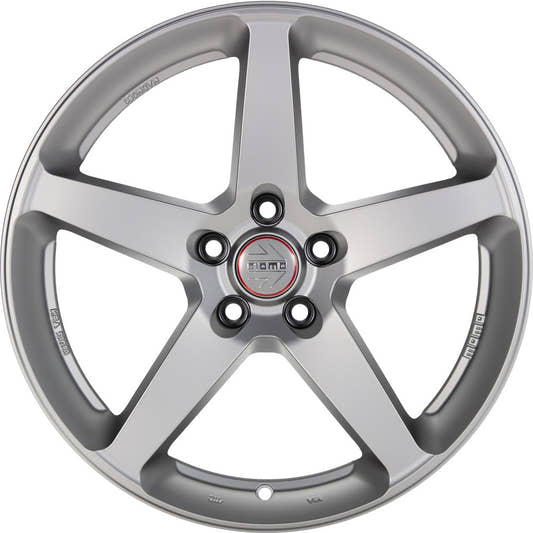 Momo Five titan silver matt Alufelge 8x18 Zoll ET42 LK 5x100 ML72.3 – Bild 2