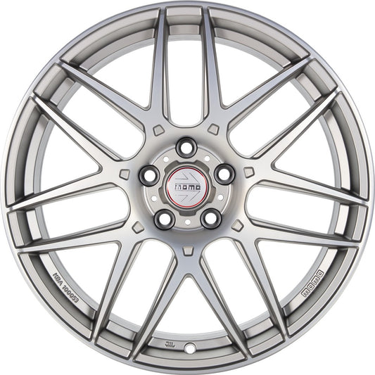Momo Competizione titan silver matt polish 7.5x17 ET40 - LK5/100 ML72.3