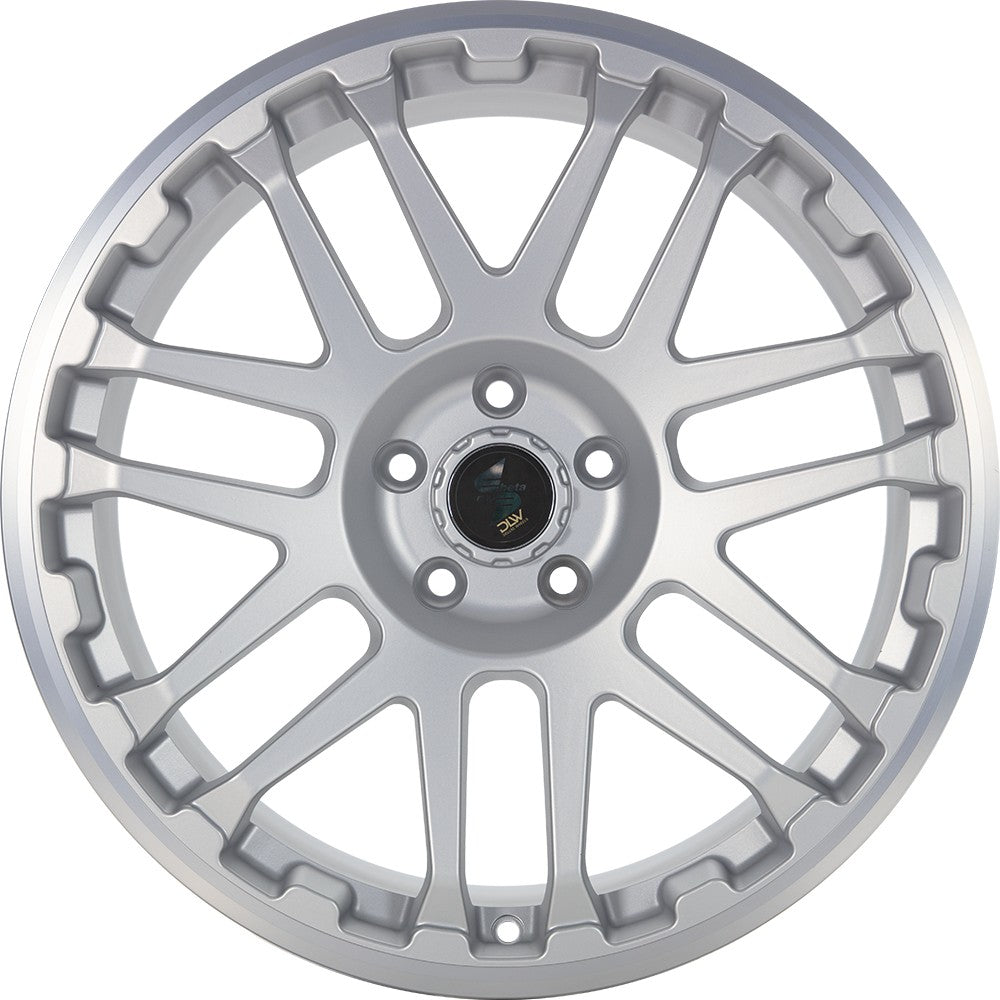 Etabeta Combat silver matt lip polished 7x17 ET5 - LK5/139.7 ML108.3