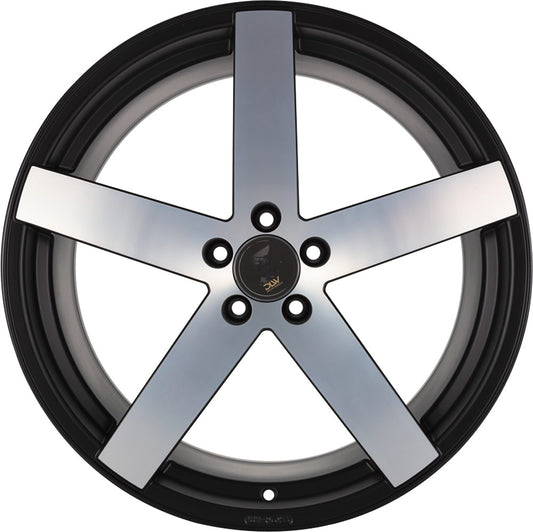 Etabeta Uros S black matt full polished 9x20 ET35 - LK5/112 ML78.1