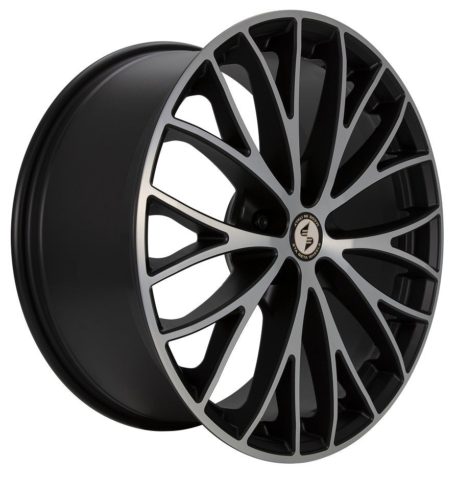 Etabeta Piuma-C black matt full polished *VW Bus* 8.5x19 ET42 - LK5/120 ML65.1