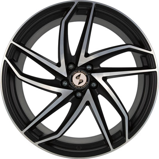 Etabeta Heron Black Matt Full Polish Alufelge 9.5x19 Zoll ET35 LK 5x114.3 ML78.1