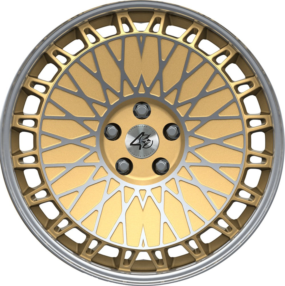 Etabeta EB40 gold matt lip face 8.5x19 ET45 - LK5/112 ML73.06