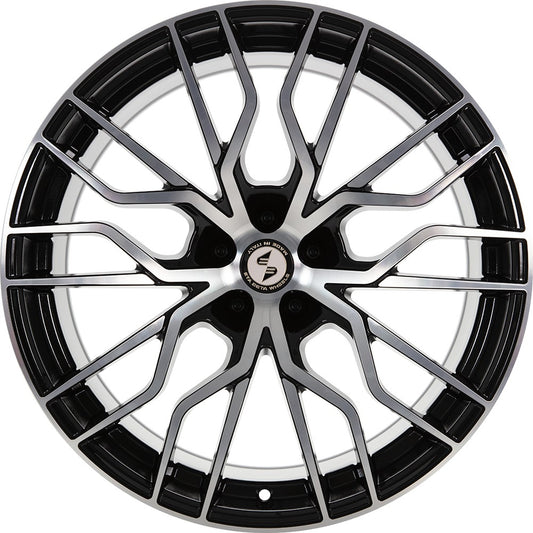 Etabeta Medusa-K black shiny full polished 10.5x20 ET55 - LK5/130 ML71.5