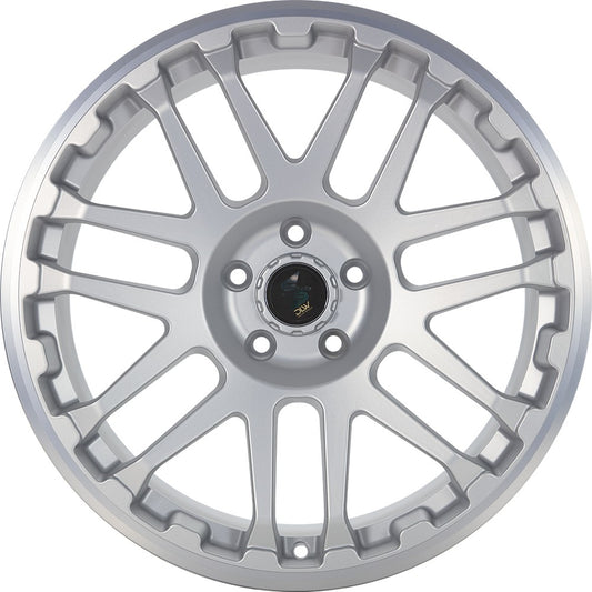 Etabeta Combat silver matt lip polished 9x20 ET42 - LK5/120 ML65.1