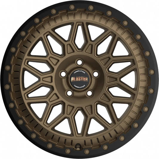 Fondmetal Bluster matt braun black lip Alufelge 9x20 Zoll ET48 LK 6x139.7 ML95.1 – Bild 2