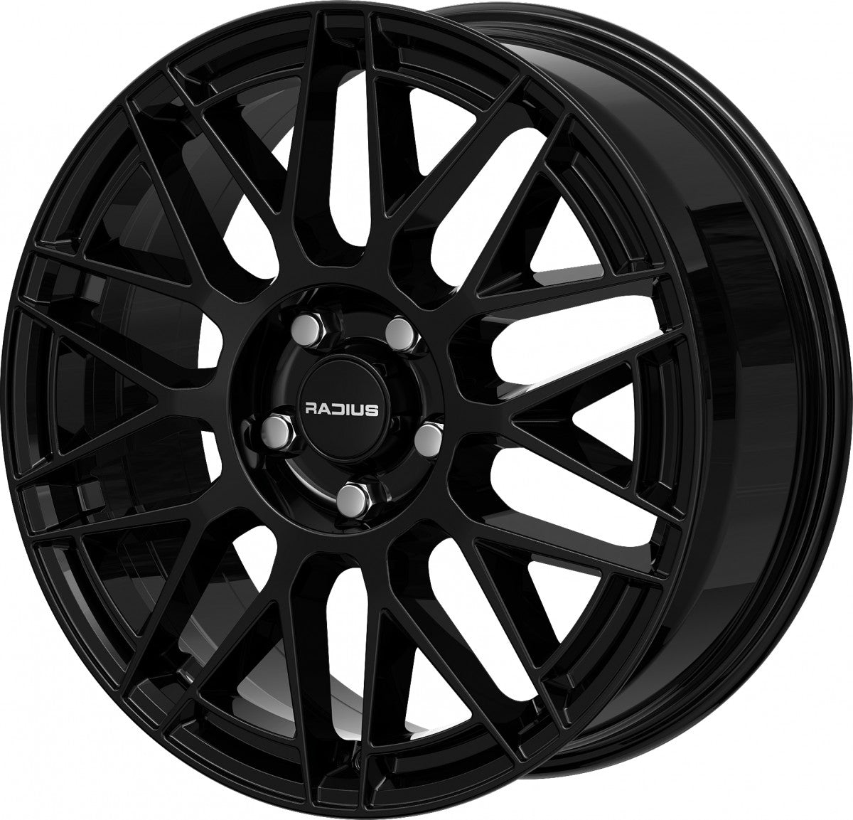 Radius WI42 glossy black Alufelge 8x19 Zoll ET45 LK 5x120 ML64.1 – Bild 8
