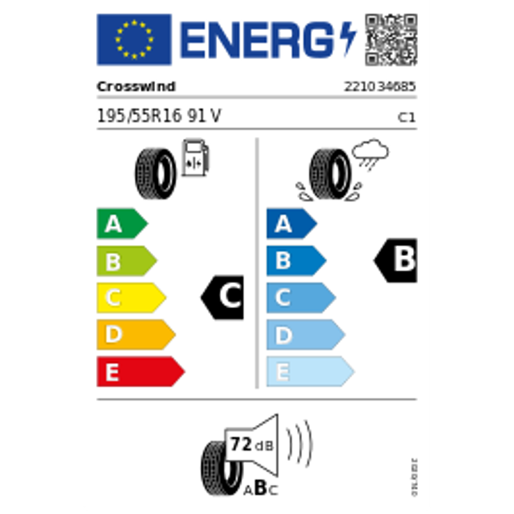 Crosswind Comfort Peak XL 195/55 R16 91V – Bild 2