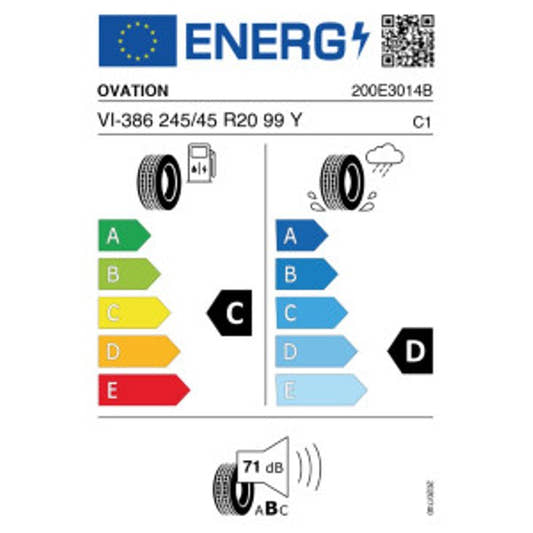 Ovation VI-386 HP Ecovision 245/45 R20 99Y – Bild 2