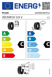 Pirelli Scorpion Verde All Season (N0) FP XL DOT22 265/50 R19 110V DOT DOT22 – EU-Reifenlabel