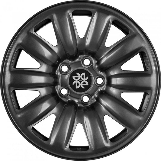Erion 03 grey Stahlfelge 7x17 Zoll ET43.5 LK 5x114.3 ML67 – Bild 2