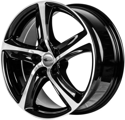 Brock / RC B25 Schwarz Glanz Voll Poliert (SGVP) Alufelge 8x18 Zoll ET45 LK 5x108 ML72.6 – Bild 2