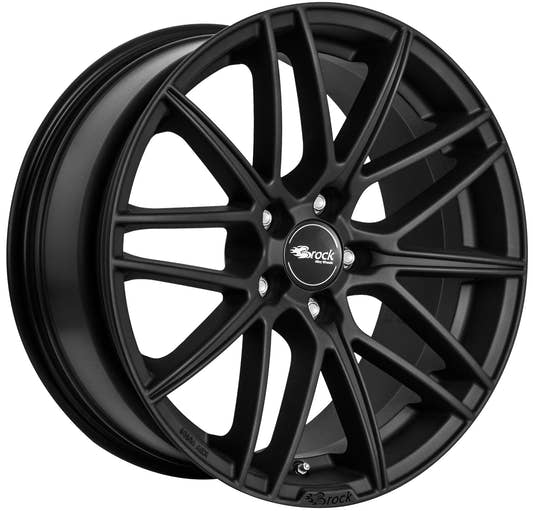 Brock / RC B34 Schwarz Klar Matt (SKM) Alufelge 8.5x19 Zoll ET40 LK 5x115 ML70.2 – Bild 2