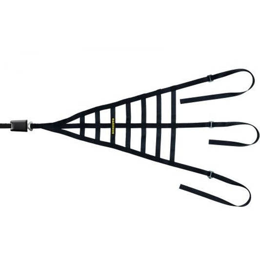 Schroth einstellbares Innenraum Netz 25 mm Push Button Release schwarz