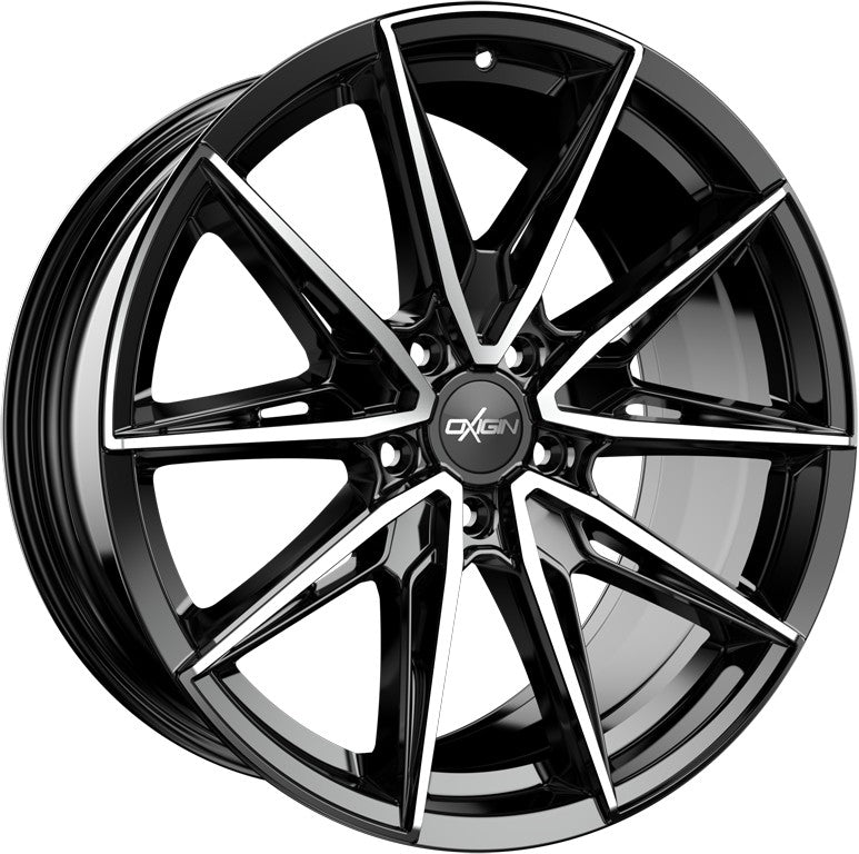 Oxigin 30 Oxheat black full polish Alufelge 8.5x19 Zoll ET40 LK 5x120 ML72.6