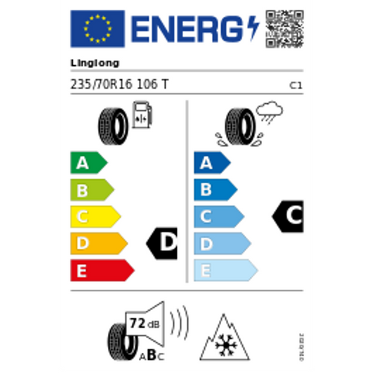 Linglong Crosswind A/T 100 3PMSF FP DOT23 235/70 R16 106T DOT DOT23 – Bild 2