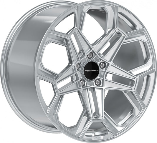 Proline Techart Daytona II arctic silver Alufelge 12x22 Zoll ET70 LK 5x130 ML71.5 – Bild 3
