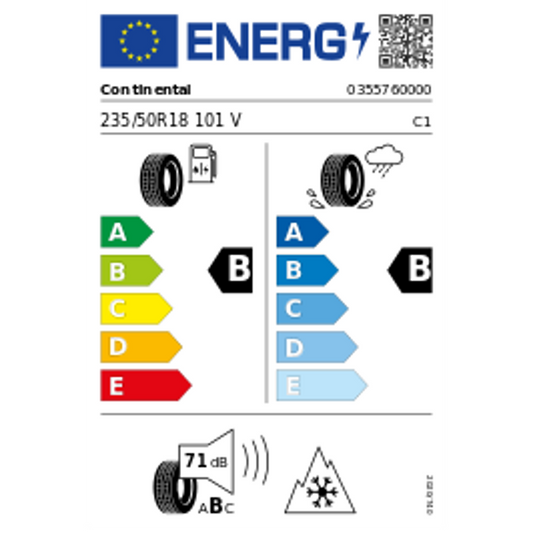 Continental WinterContact TS 870 P FR XL 3PMSF DOT23 235/50 R18 101V DOT DOT23 – Bild 2