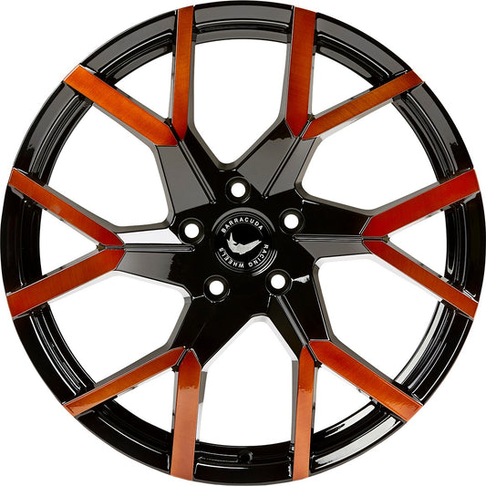Barracuda Tzunamee EVO black gloss flashcopper Alufelge 9x20 Zoll ET40 LK 5x108 ML73.1 – Bild 2