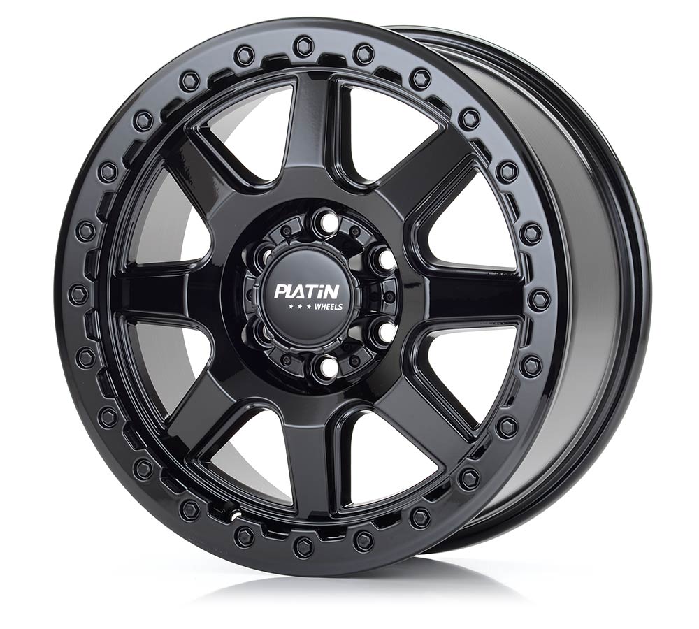 Platin P 111 Black Glossy Alufelge 9x20 Zoll ET19.1 LK 6x139.7 ML77.8 – Bild 3