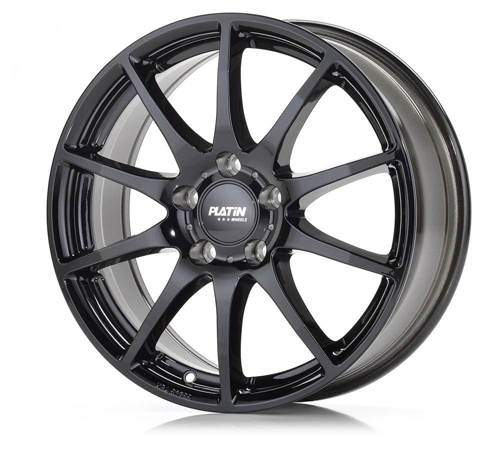 Platin P 113 Black Painted Alufelge 6.5x16 Zoll ET46 LK 5x112 ML66.6 – Bild 3