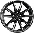 Akoni AK09 black matt silver spoke rim Alufelge 8x18 Zoll ET40 LK 5x112 ML66.6