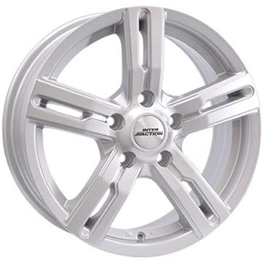 Inter Action Kargin silber Alufelge 6.5x16 Zoll ET50 LK 5x130 ML89.1