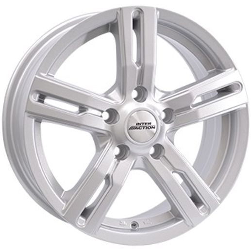 Inter Action Kargin silber Alufelge 6.5x16 Zoll ET50 LK 5x130 ML89.1