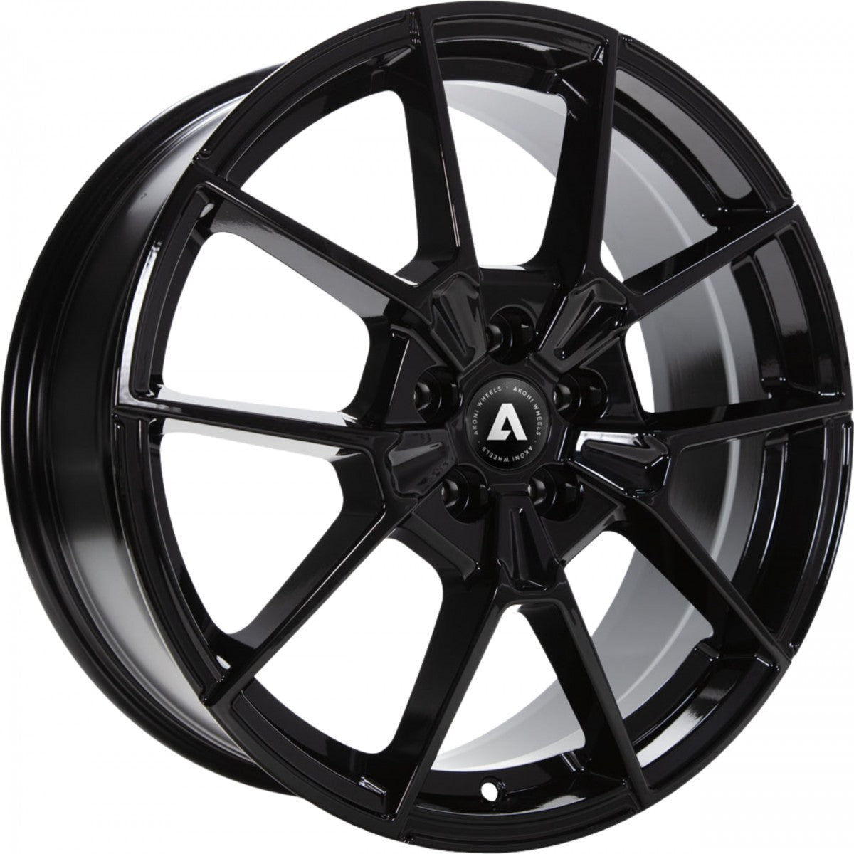 Akoni AK07 black Alufelge 7.5x17 Zoll ET30 LK 5x112 ML66.6