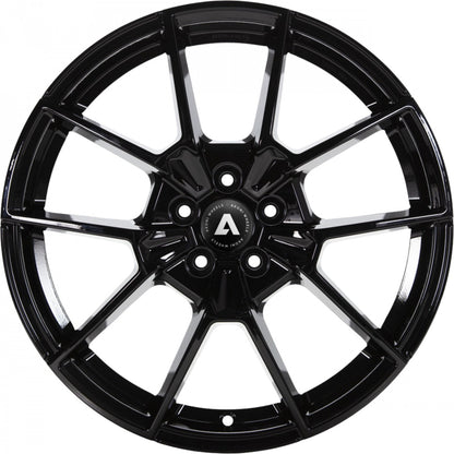 Akoni AK07 black Alufelge 7.5x17 Zoll ET30 LK 5x112 ML66.6 – Bild 2