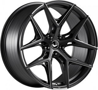 Barracuda Razzer mattblack PureSports gefräst Alufelge 9.5x21 Zoll ET37 LK 5x108 ML73.1