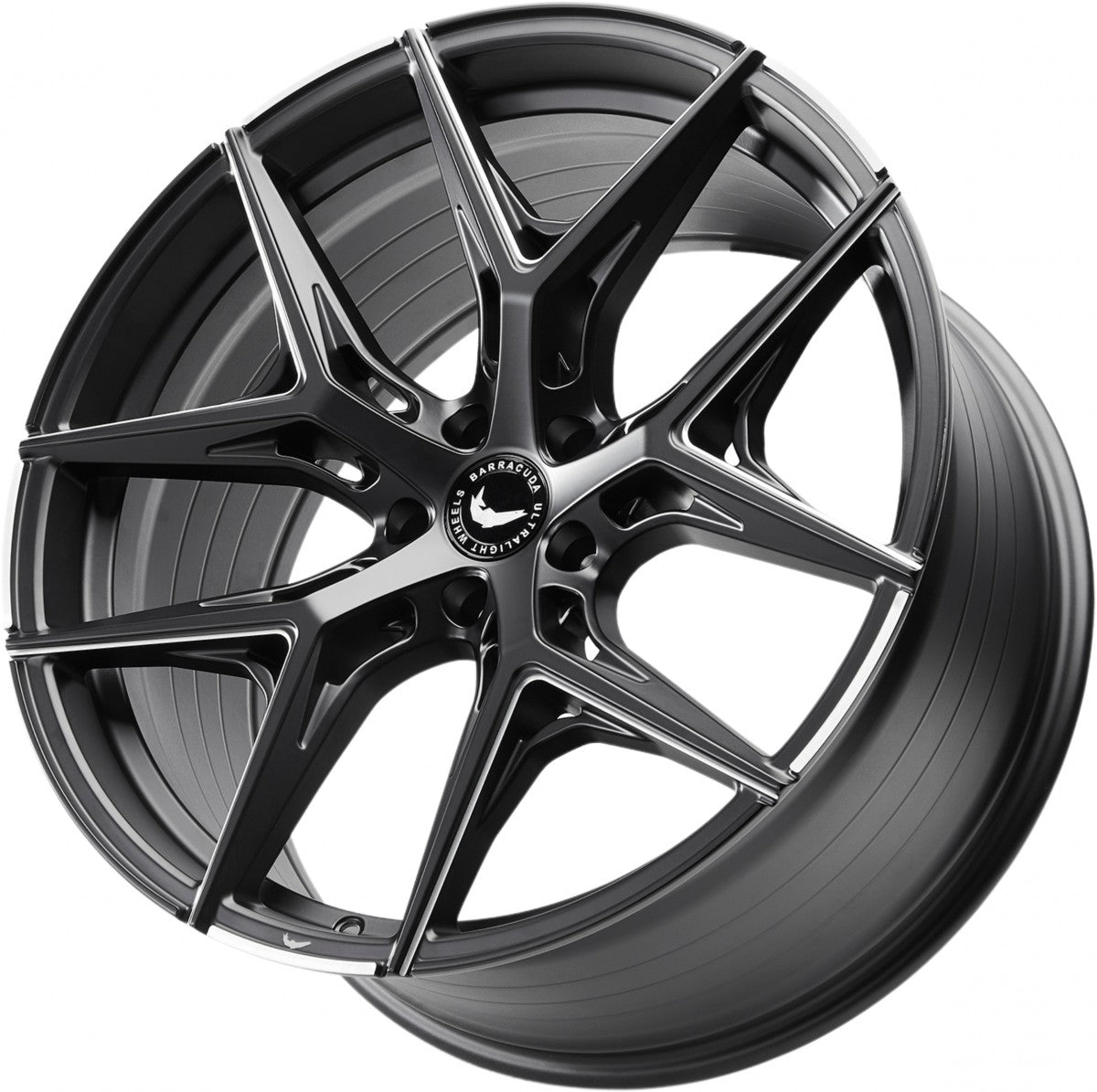 Barracuda Razzer mattblack PureSports gefräst Alufelge 9.5x21 Zoll ET37 LK 5x108 ML73.1 – Bild 4
