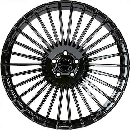 Corspeed Atmos higloss-black Alufelge 9.5x22 Zoll ET37 LK 5x108 ML73.1 – Bild 2