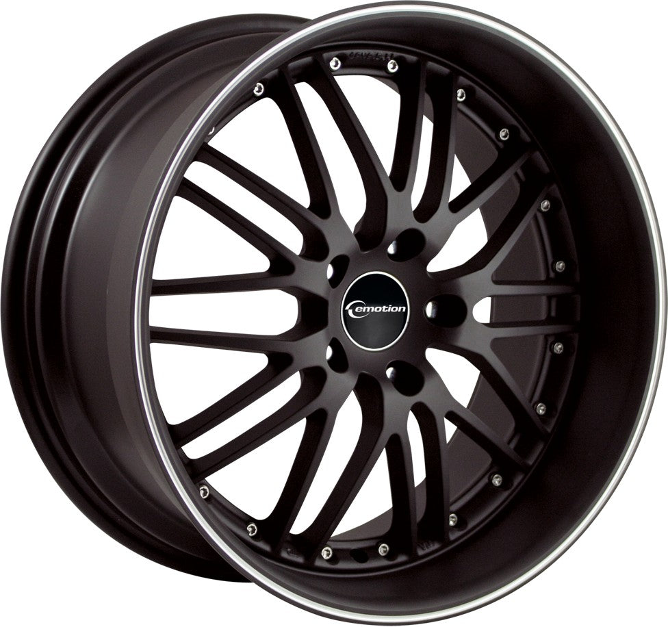 Emotion Wheels Wasabi black matt 8x18 ET35 - LK5/100 ML63.4