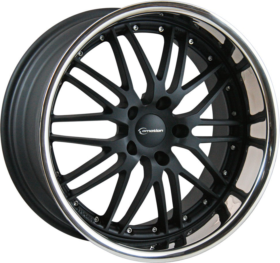 Emotion Wheels Wasabi black matt inox 9.5x19 ET15 - LK5/120 ML74.1