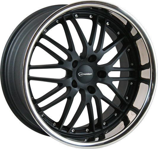 Emotion Wheels Wasabi black matt inox 9.5x19 ET15 - LK5/120 ML74.1