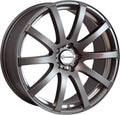 Emotion Wheels Strada gunmetal matt polished Alufelge 7x17 Zoll ET45 LK 4x100 ML60.1