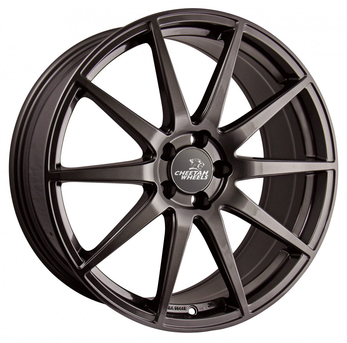Cheetah Wheels CV.01 dark grey 9.5x19 ET35 - LK5/120 ML72.6