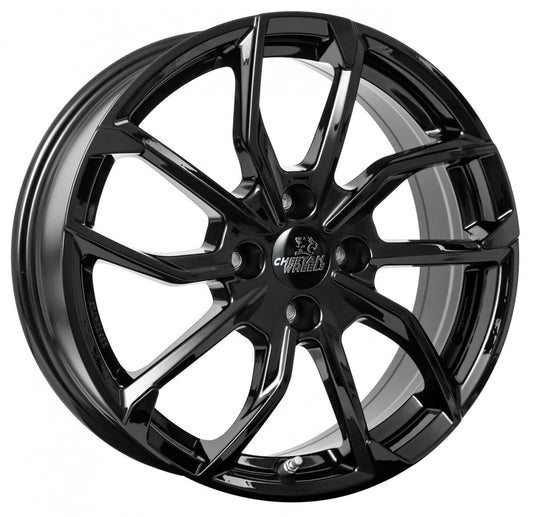 Cheetah Wheels CV.05 black shiny 8x19 ET34 - LK5/112 ML66.55
