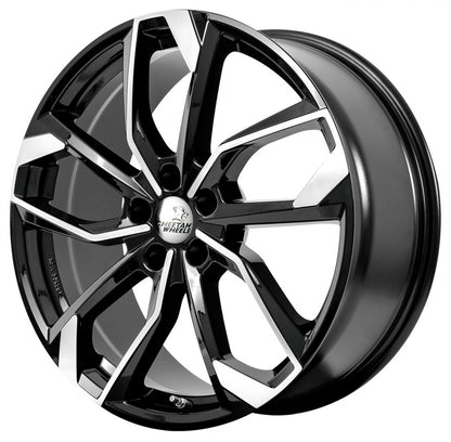 Cheetah Wheels CV.05 black polished 8x19 ET43 - LK5/112 ML66.6