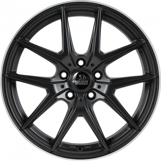 Cheetah Wheels CV.06 black matt polished Alufelge 7.5x17 Zoll ET45 LK 5x112 ML70.4 – Bild 2