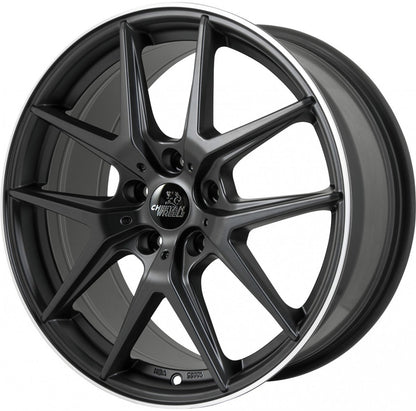 Cheetah Wheels CV.06 black matt polished Alufelge 7.5x17 Zoll ET45 LK 5x112 ML70.4 – Bild 3